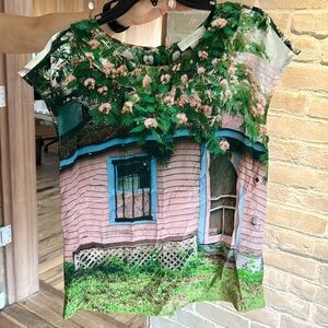 Sleeveless blouse from Anthropologie